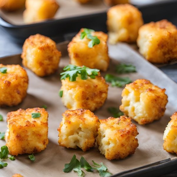 Cheesy Cauli-Tots