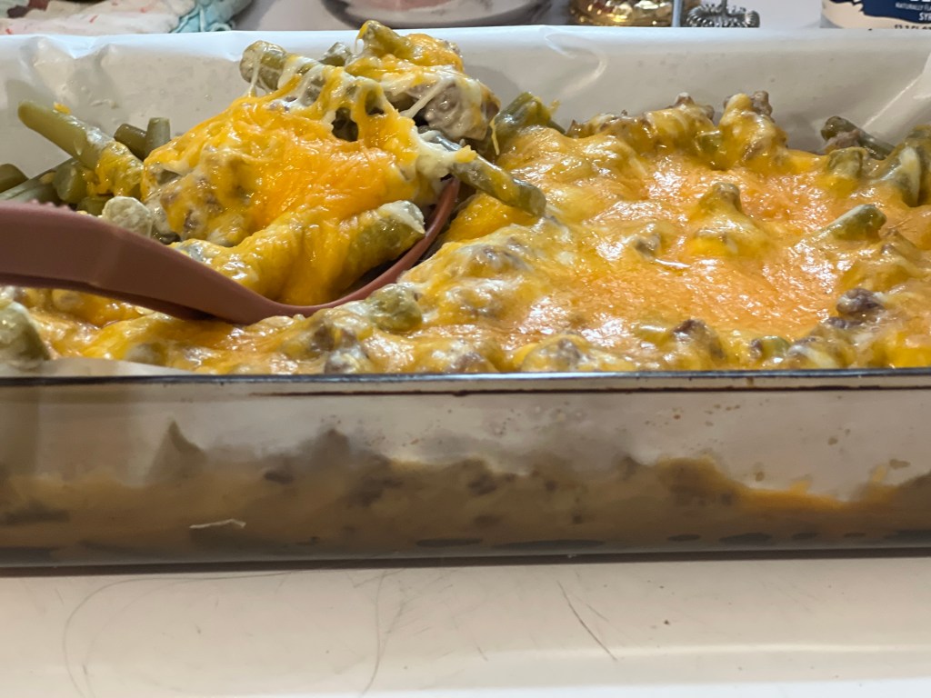 Keto Green Bean and Ground Beef Dream&nbsp;Bake