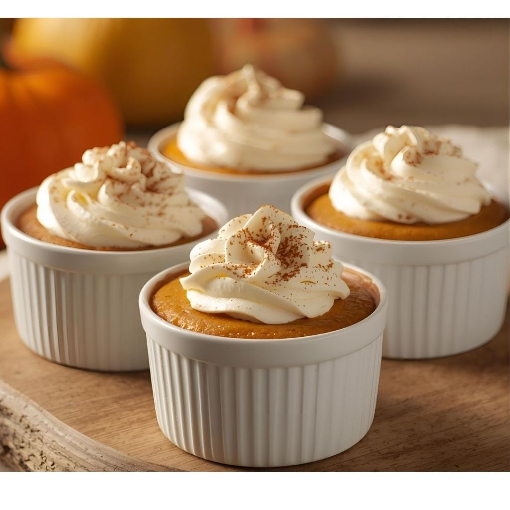 Keto No-Bake Individual Pumpkin&nbsp;Cheesecakes