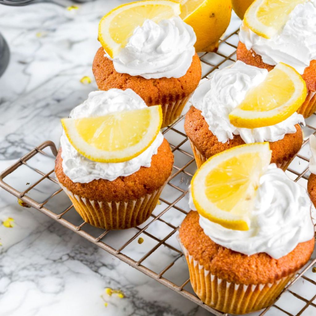 Easy Keto Lemon Cupcakes with Keto Lemon&nbsp;Frosting